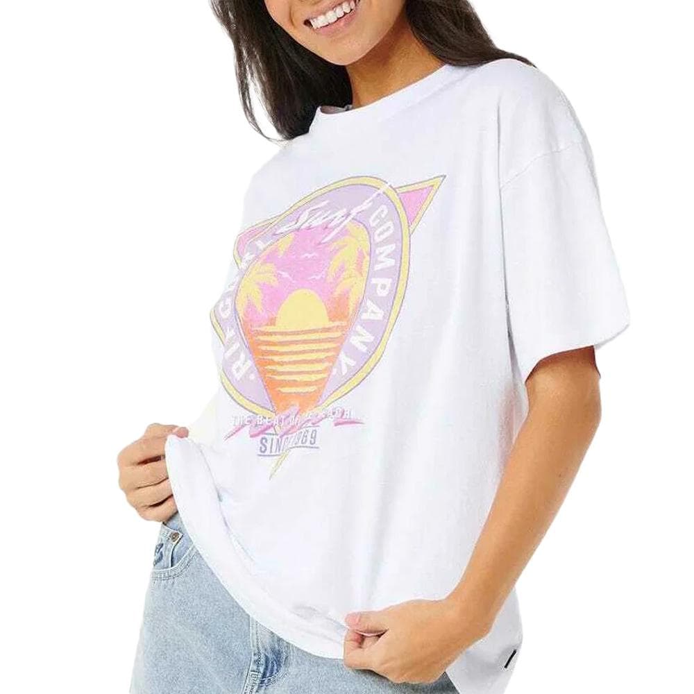 T-Shirt Blanc Femme Rip Curl Vedra 1