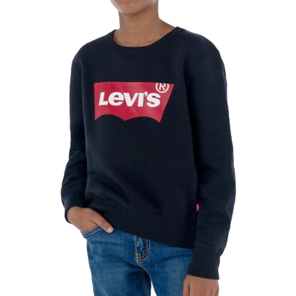 Sweat Noir Garçon Levi's Droit Batwing 1