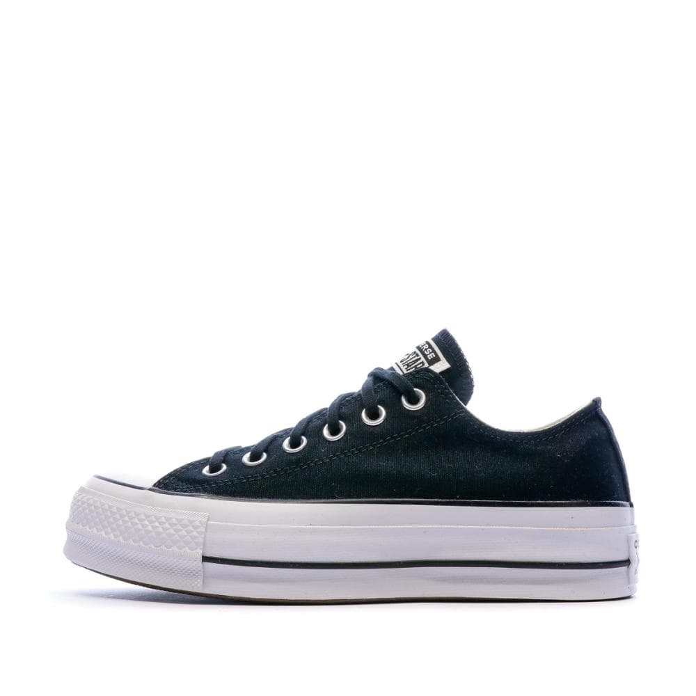 Baskets Plateforme Noires Femme Converse Ox 1