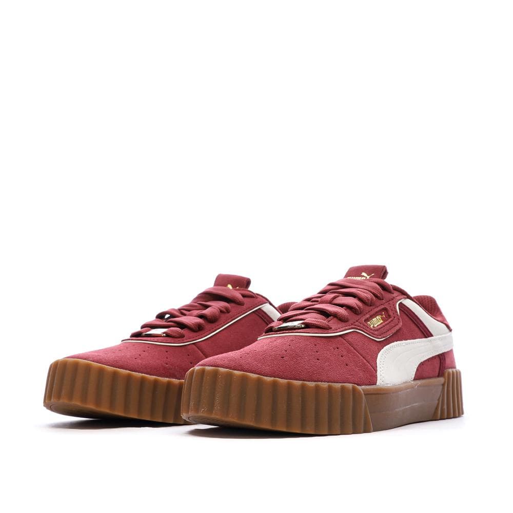 Baskets Rouge Femme Puma Carina 3.0 Luxe 6