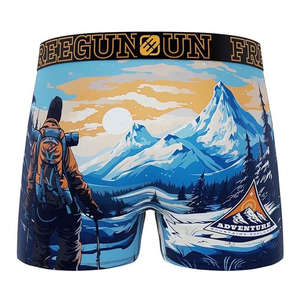 Boxer Noir/Bleu Homme Freegun Trek 2