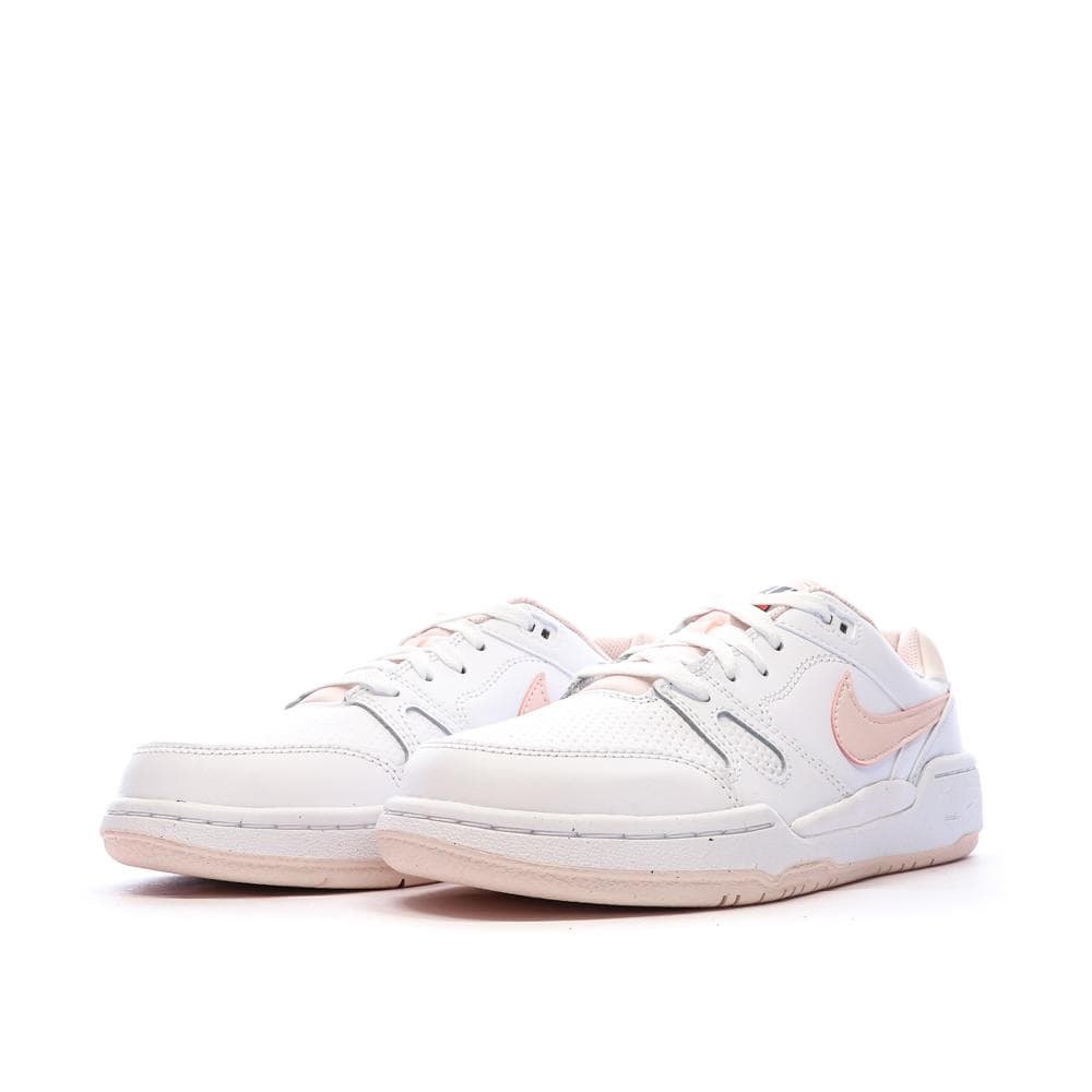 Baskets Blanc/Rose Fille Nike Full Force Lo 4