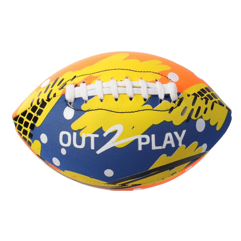 Ballon de Foot US Jaune/Orange Neoprene A2200423 1