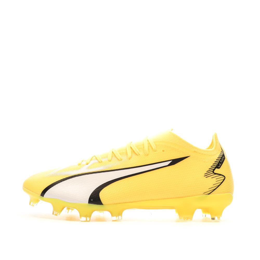 Chaussures de Foot Jaunes Homme Puma Ultra Match FG/AG 1