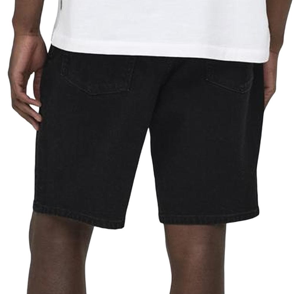 Short en Jean Noir Homme Only & Sons Onsfade Stretch 2