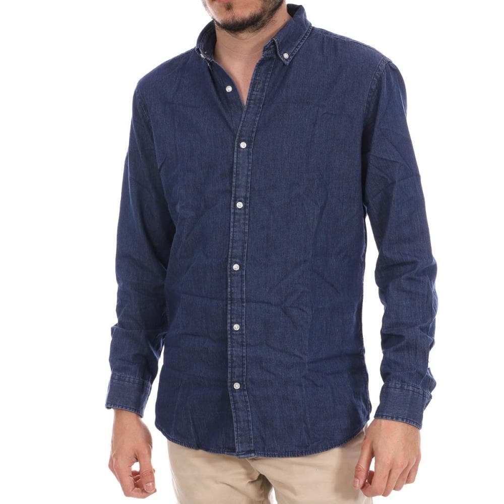 Chemise Denim Bleu Homme Jack & Jones Plain 1