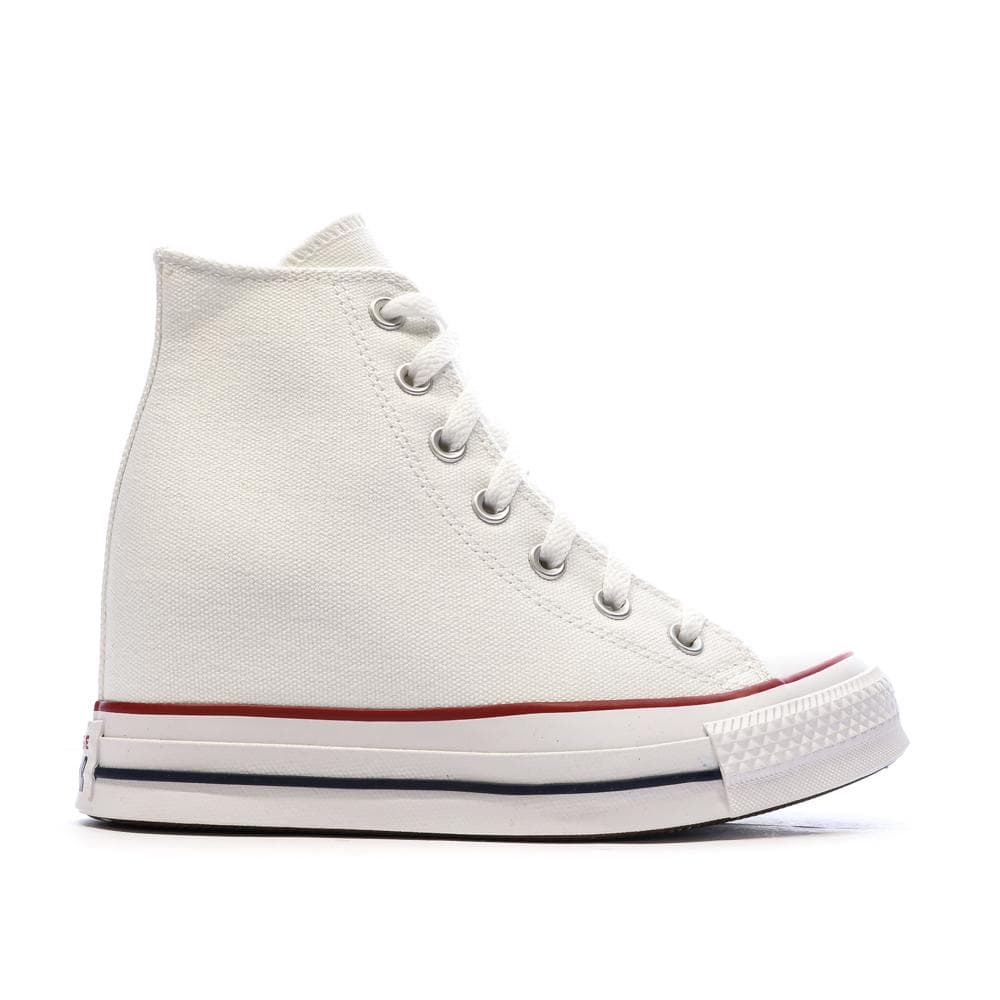 Baskets Compensées Blanc Femme Converse Chuck Taylor All Star Wedge 2