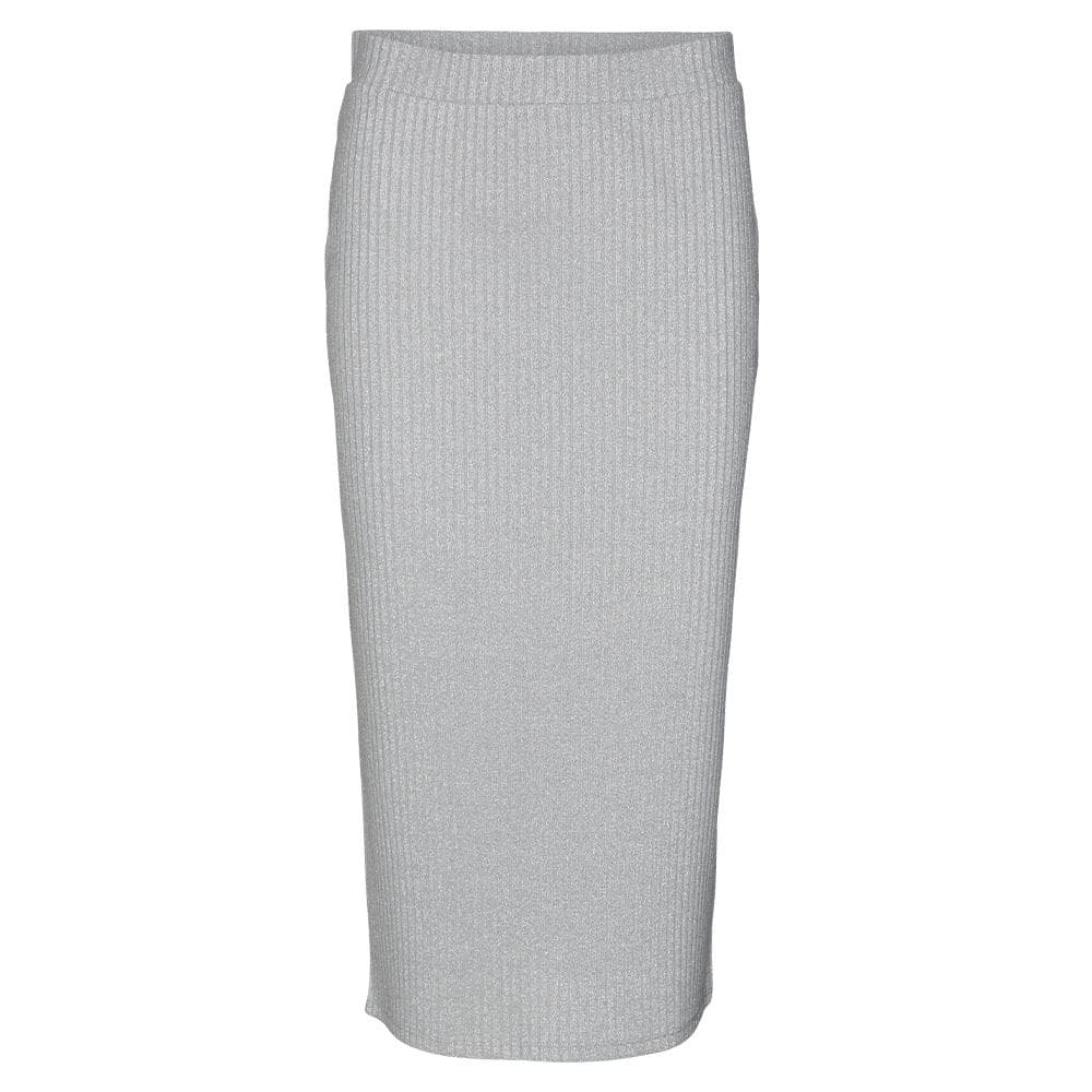 Jupe Gris Clair Femme Vero Moda Cora Calf 1
