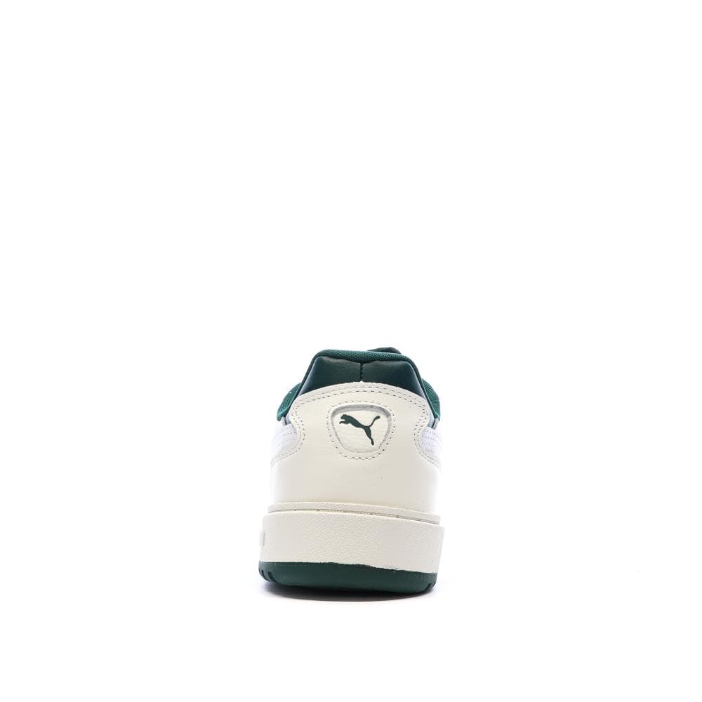 Baskets Blanches/Vertes Foncés Homme Puma Doublecourt03 3