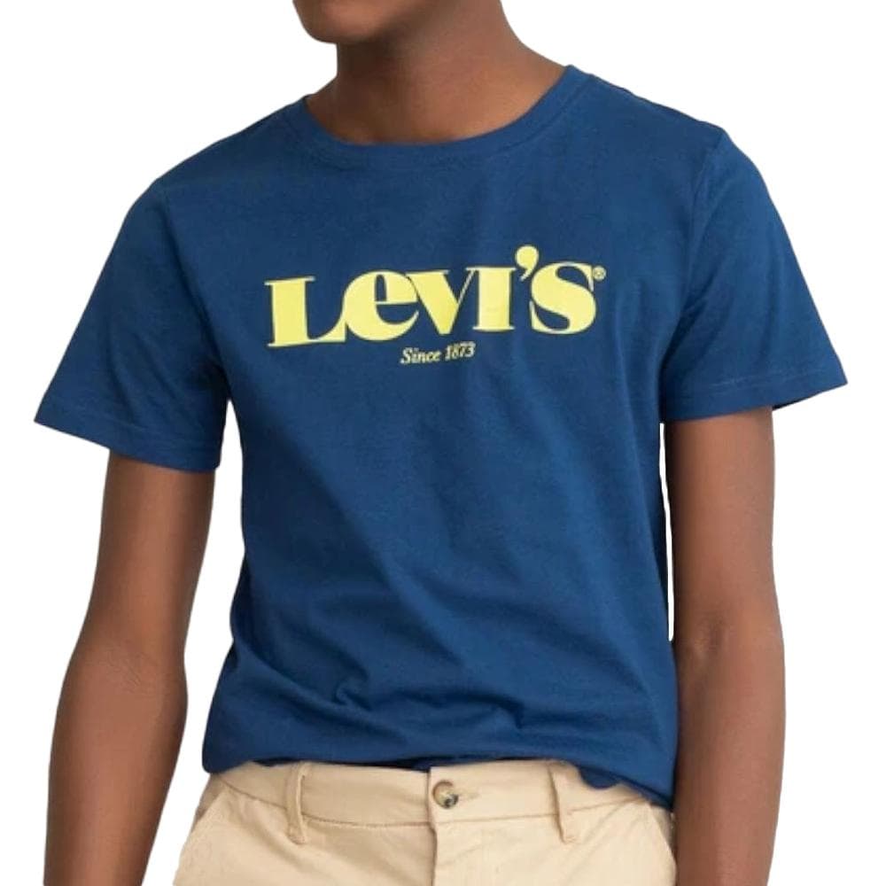 T-shirt Marine Garçon Levi's 9EC814 1