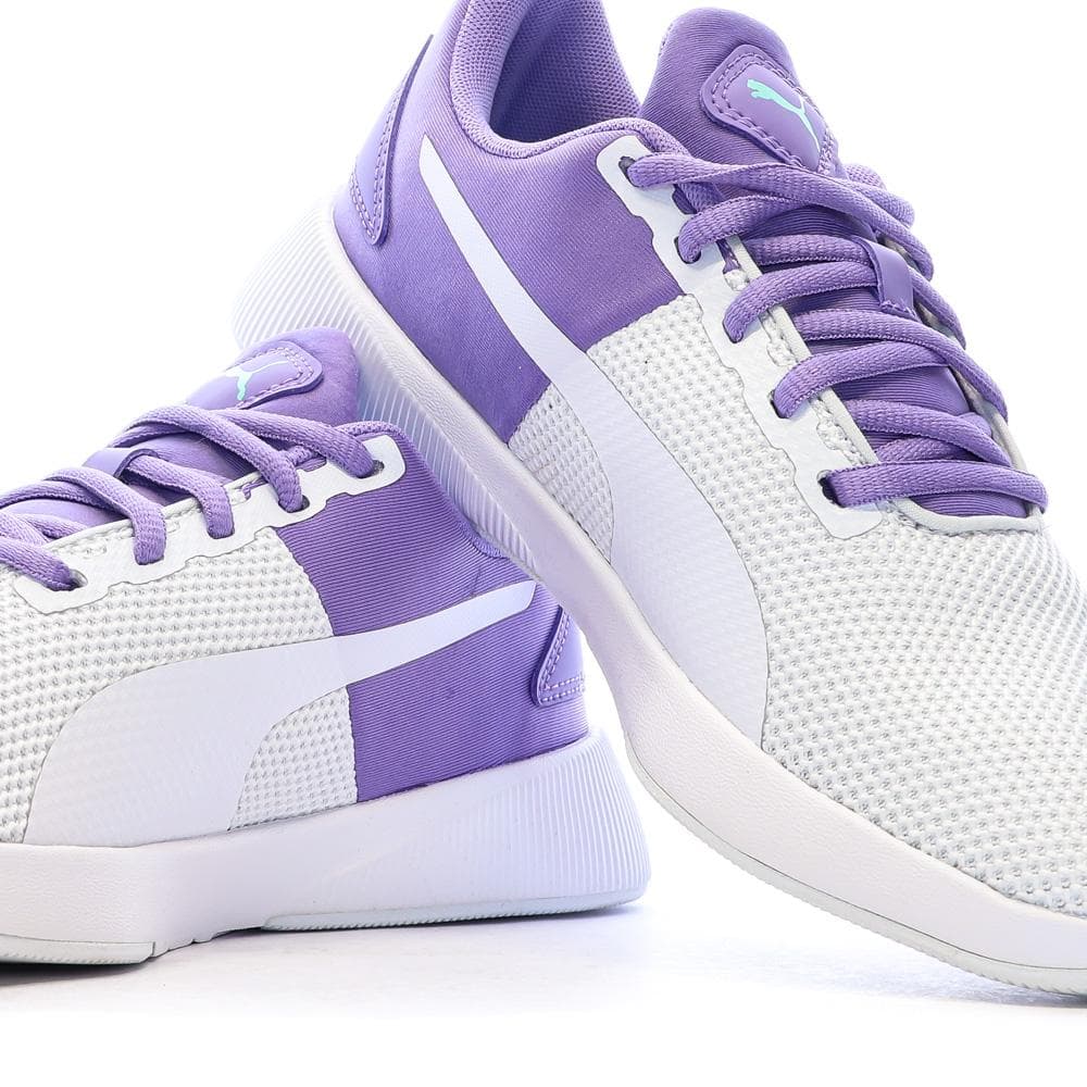 Baskets Violette/Blanche Fille Puma Flyer Runner Jr 7