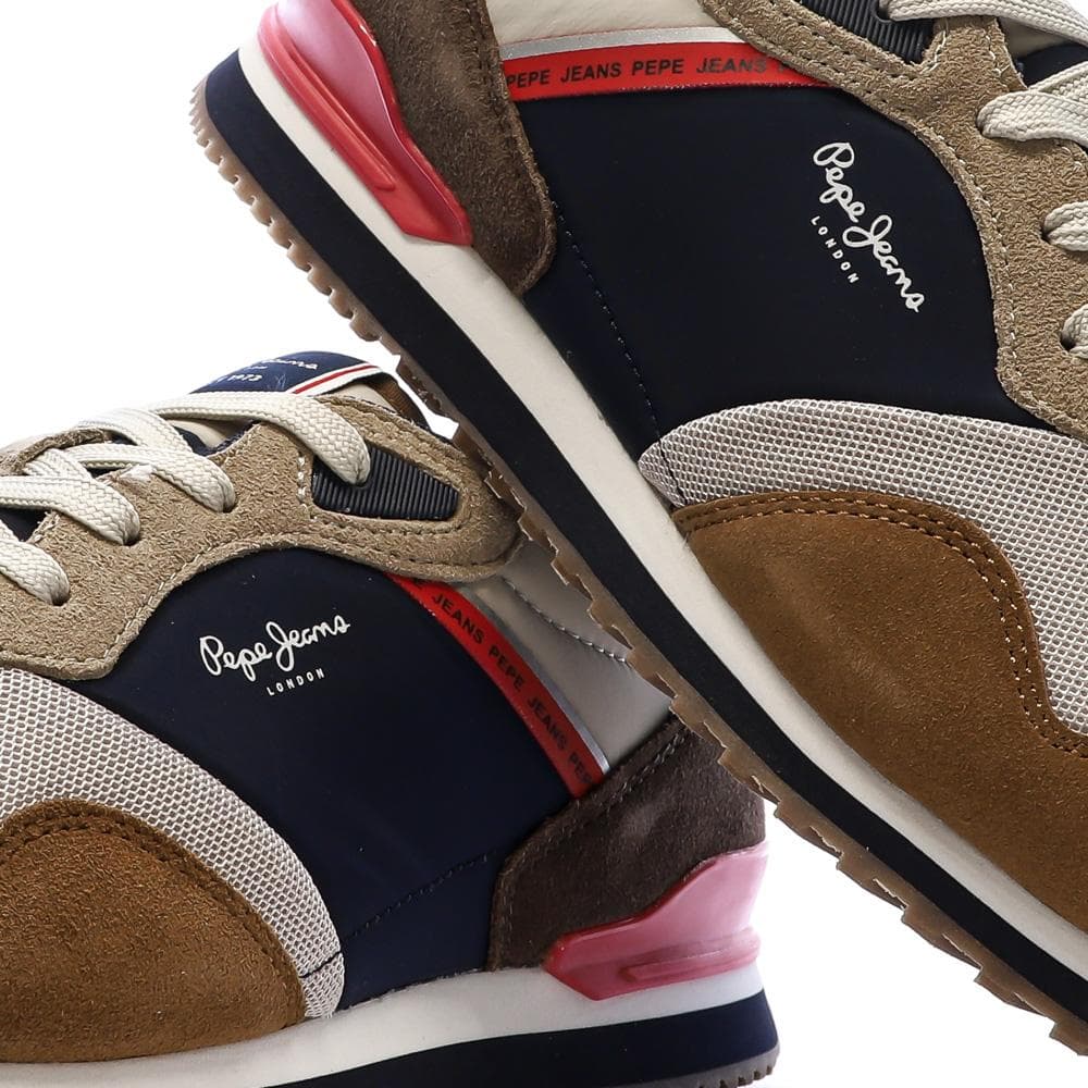 Baskets Marron Homme Pepe jeans London Life 7