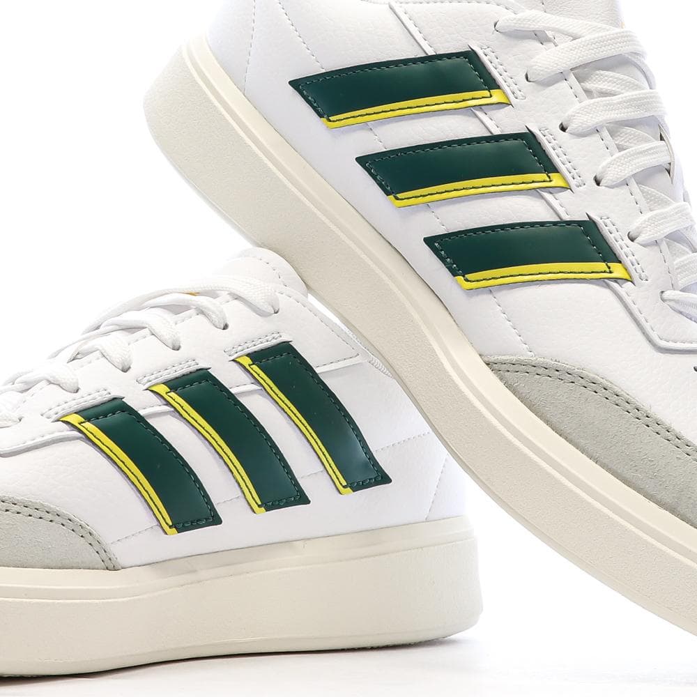 Baskets Blanc Homme Adidas Courtblock 7