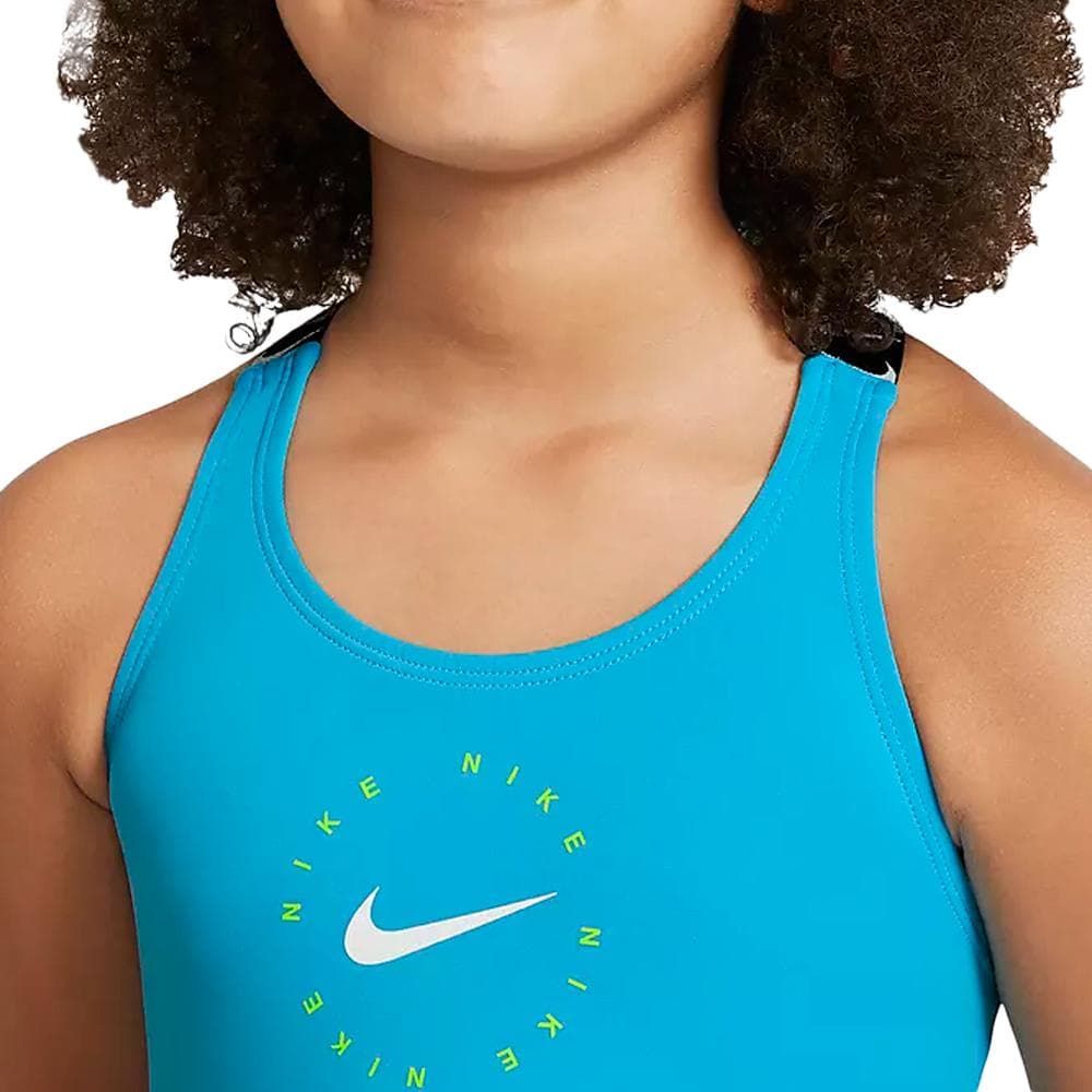 Maillot de bain 2 pieces Turquoise Fille Nike NESSB716 3