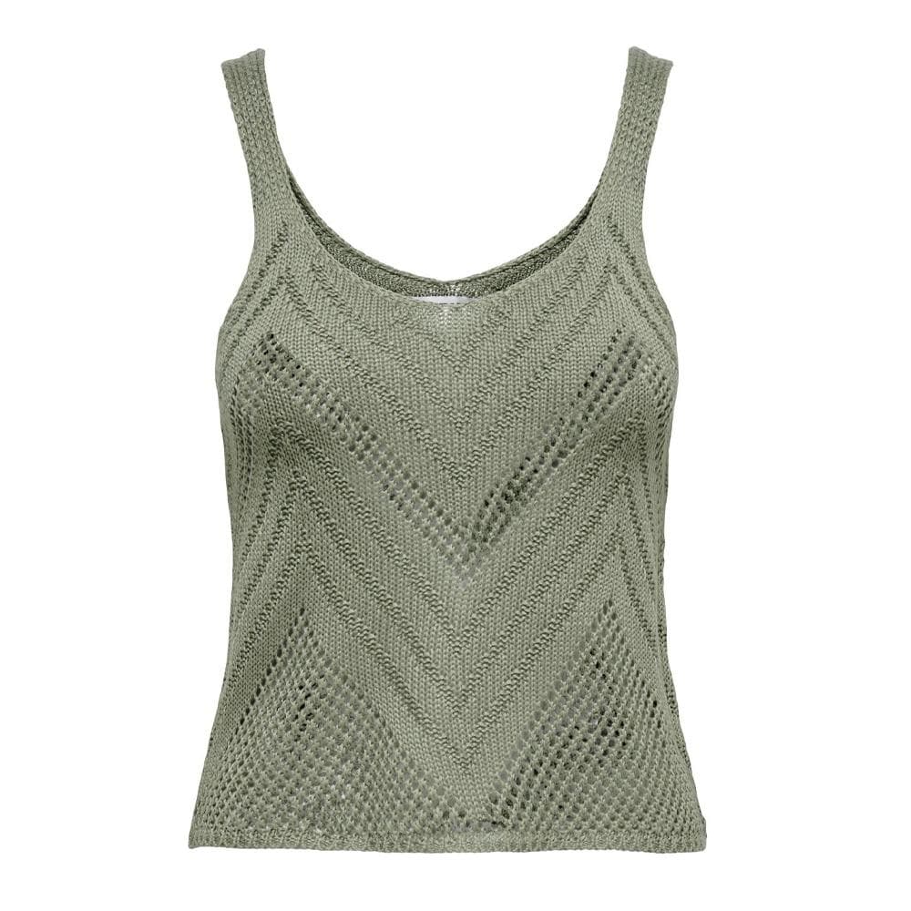 Débardeur Vert Beige Femme JDY Sun 1
