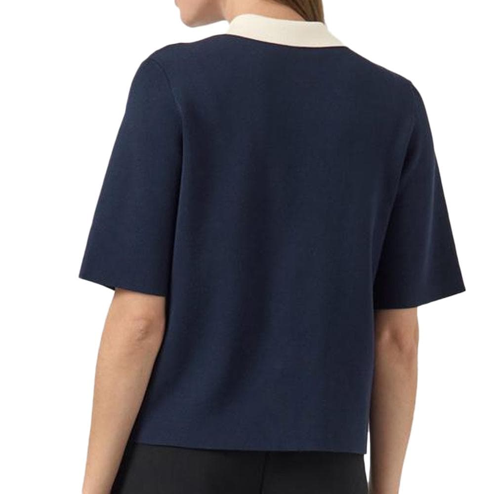 T-Shirt Marine/Écru Femme YAS Yasloro 2