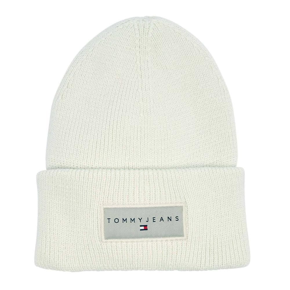 Bonnet Beige Blanc Tommy Hilfiger Linear Beanie 1