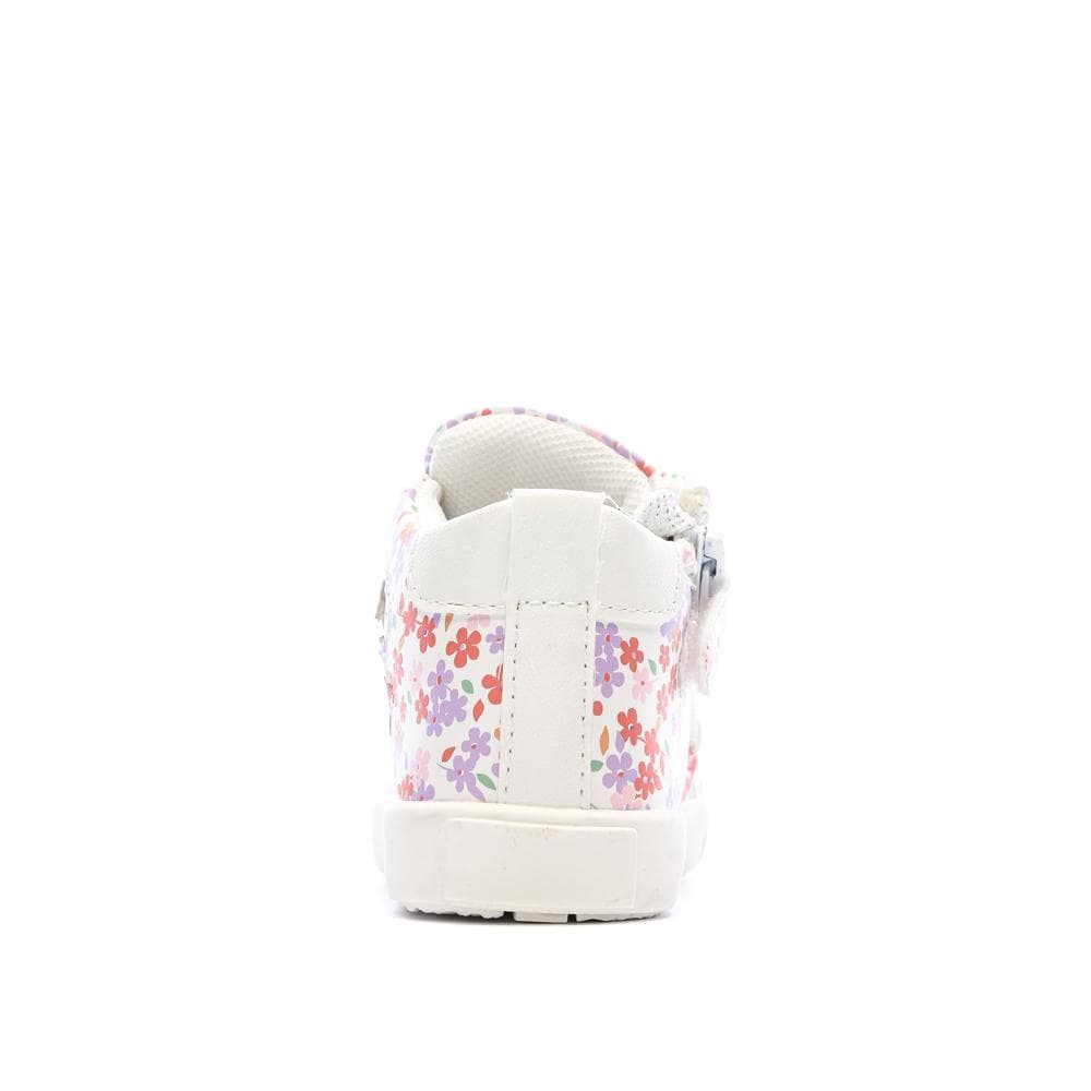 Baskets Blanc/Rose Fille Lulu Castagnette Lenaig Bottillon 3