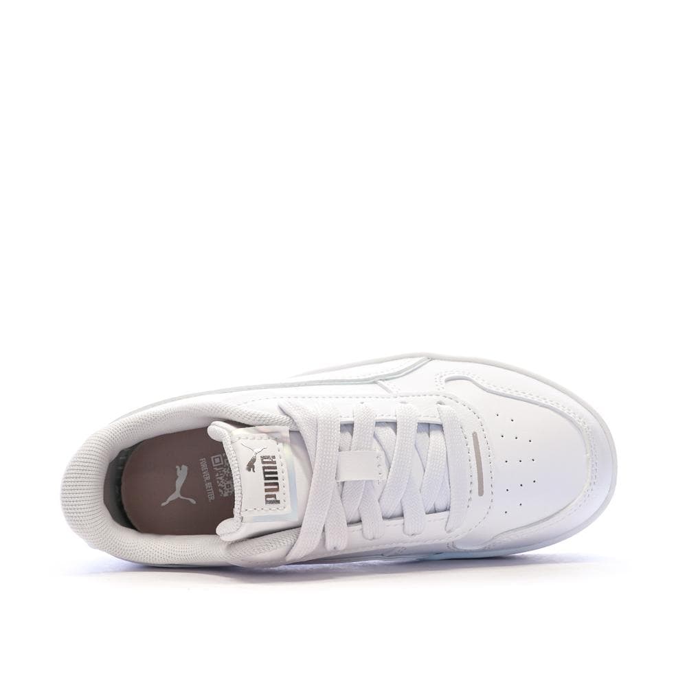 Baskets Blanches Fille Puma Carina 4