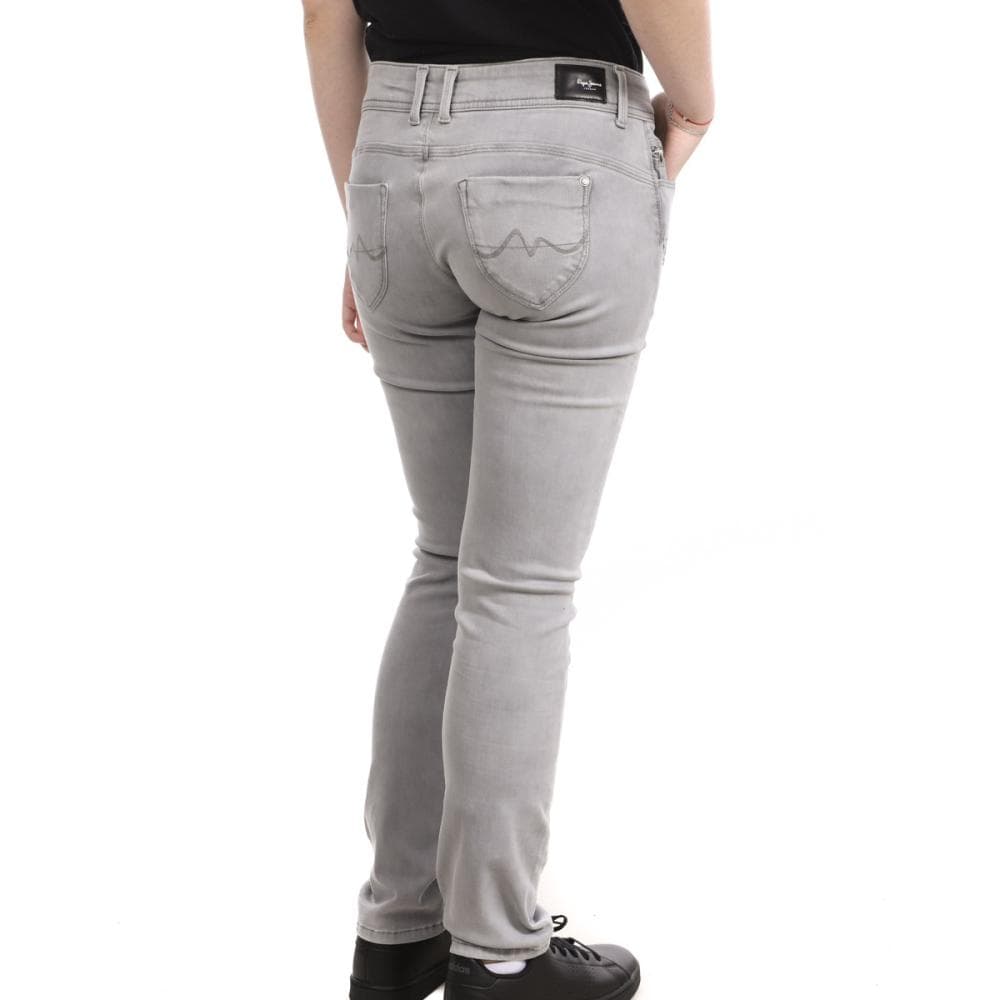Jean Gris Slim Femme Pepe Jeans Katha PL202236 2