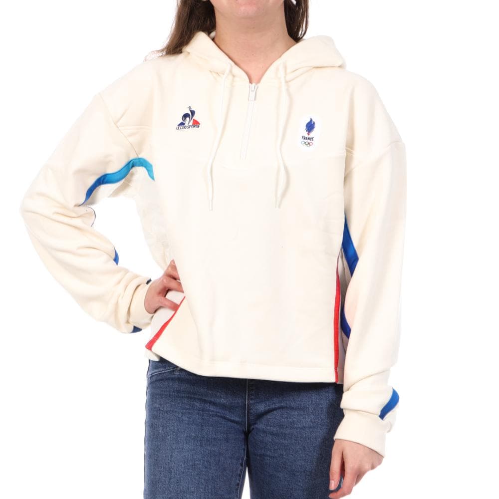Sweat Écru Femme Le Coq Sportif Efro 1