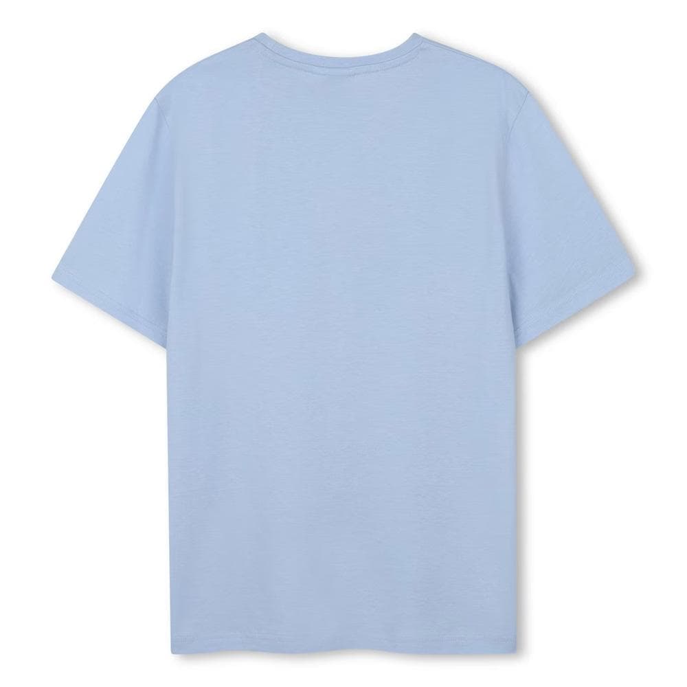 T-Shirt Bleu Garçon Hugo Boss J52727 2