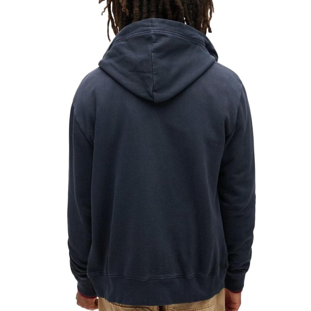 Sweat Zippé Marine Homme Superdry Essential Washed Ziphood 2