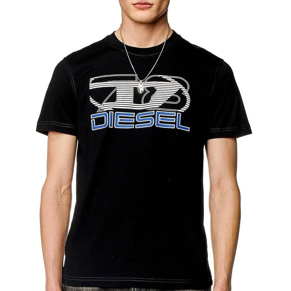 T-Shirt Noir Homme Diesel Diegorss 1