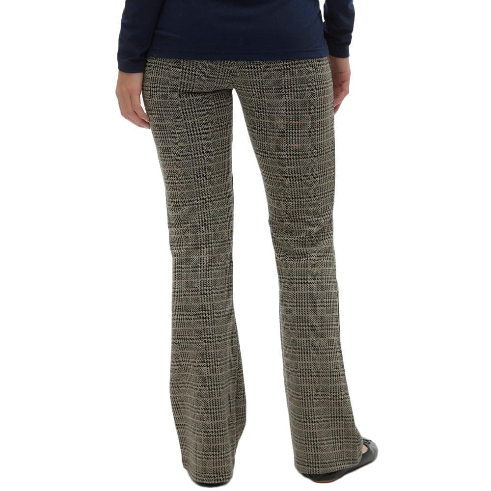 Pantalon Gris à Carreaux Femme Mamalicious Nabi 2