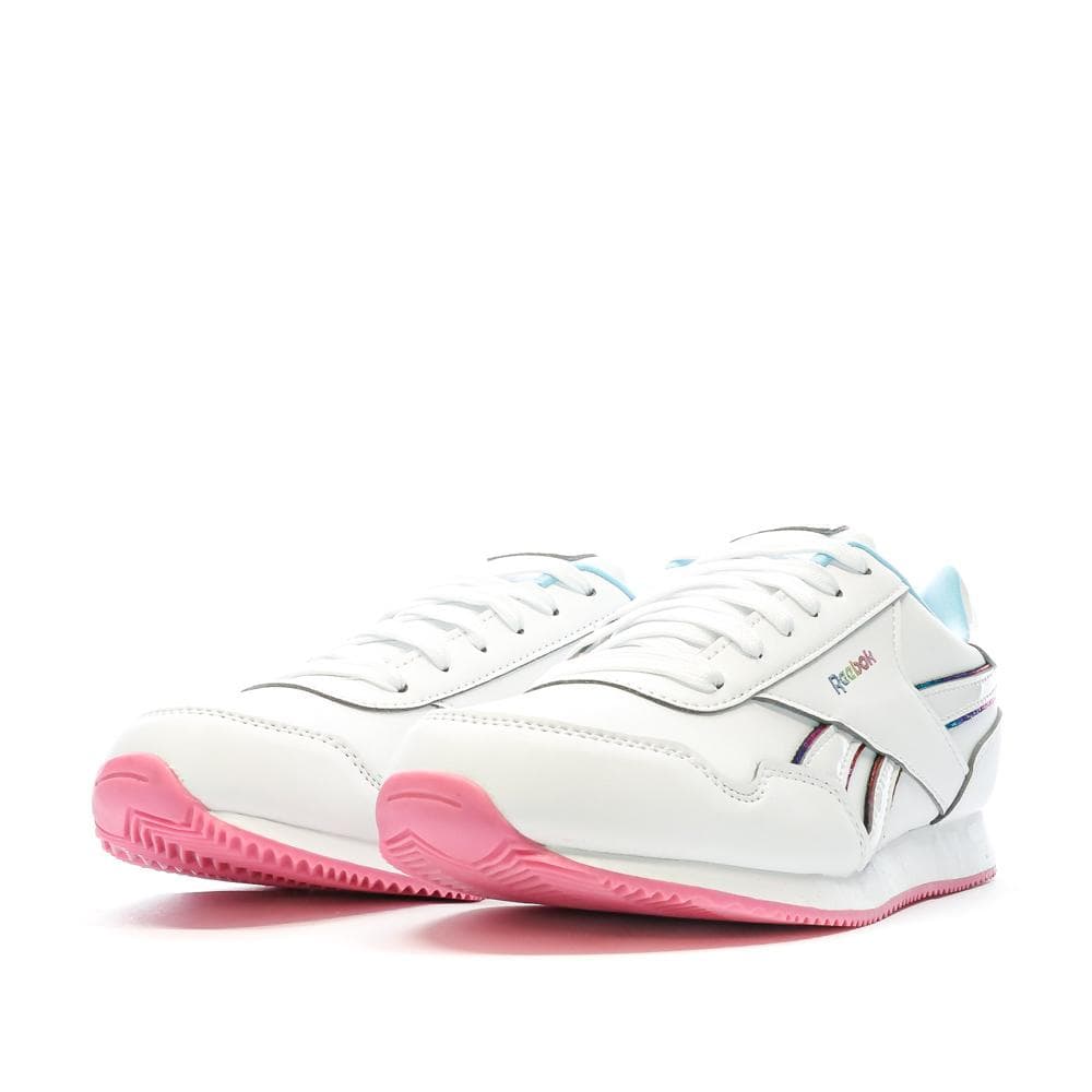 Baskets Blanc/Rose Fille Reebok Royal 6