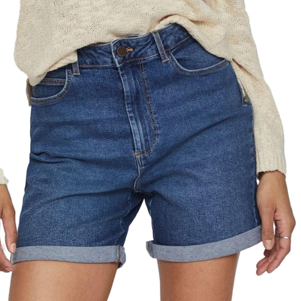Short Bleu Femme Vila 140 1