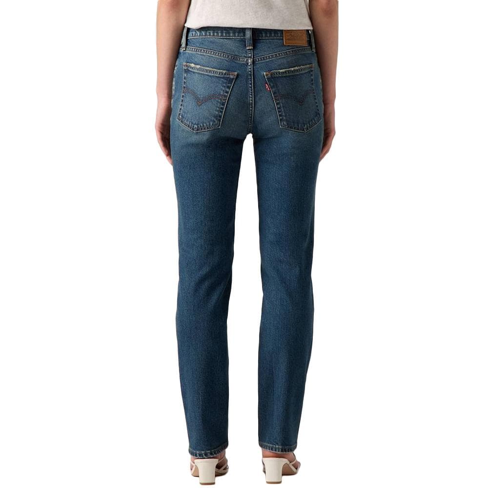 Jean 724 Bleu Classique Femme Levi's High Rise Straight 18883 2