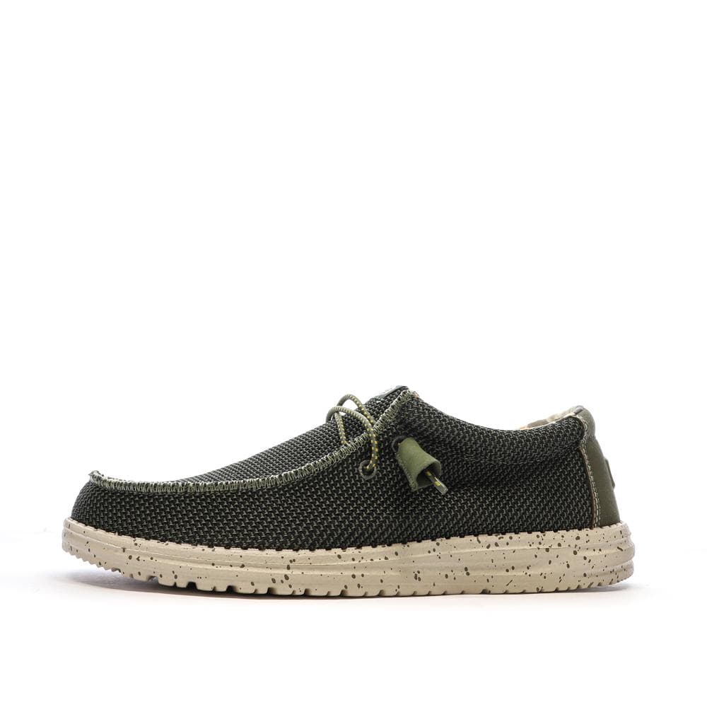 Chaussures Kaki Homme Hey Dude Wally Sox Pine 1