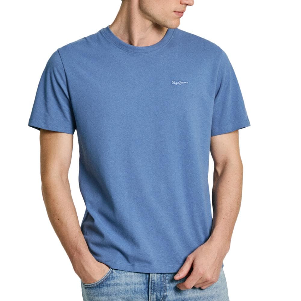 T-shirt Bleu Moyen Homme Pepe jeans Connor 1