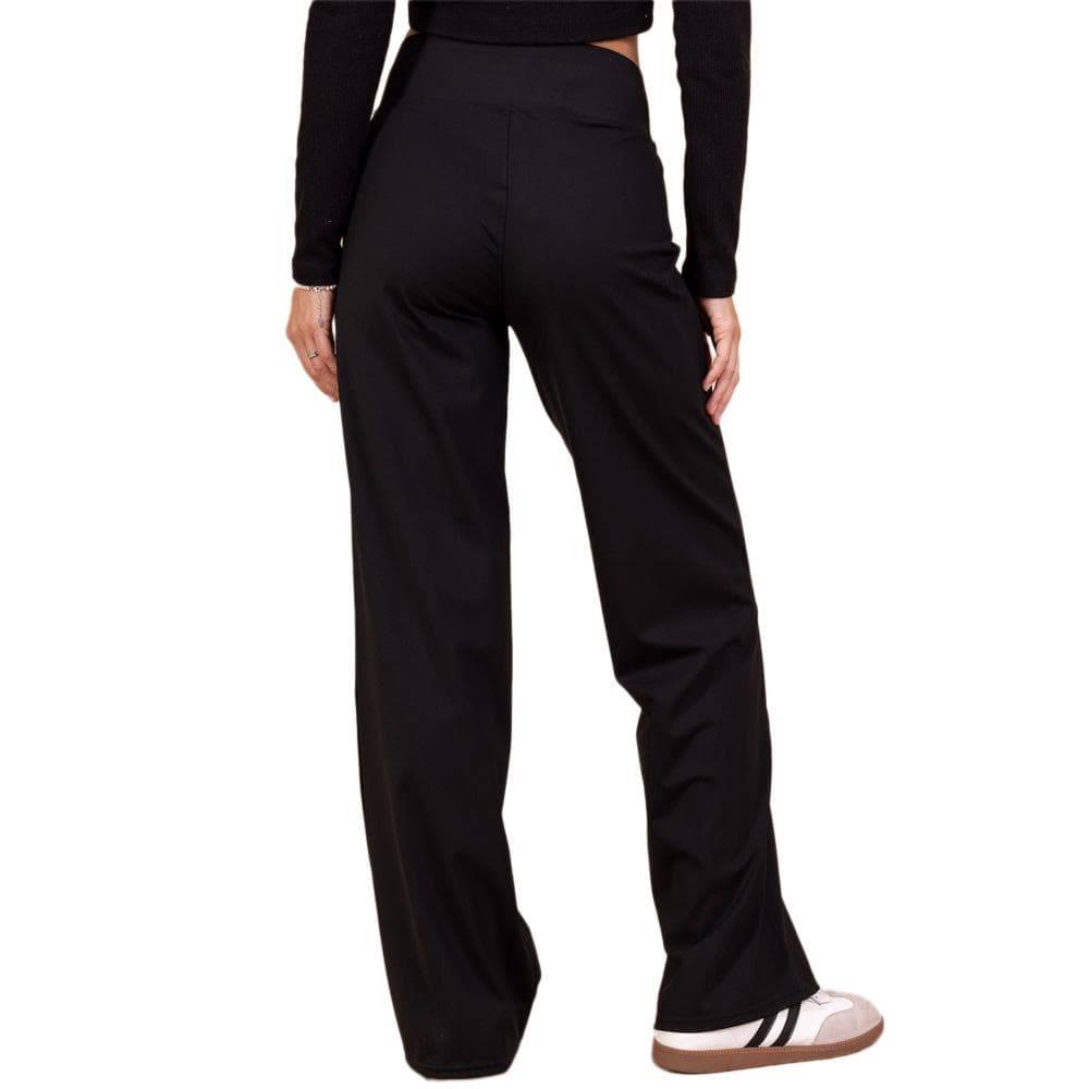 Pantalon Fluide Noir Femme Monday Premium 0100 2
