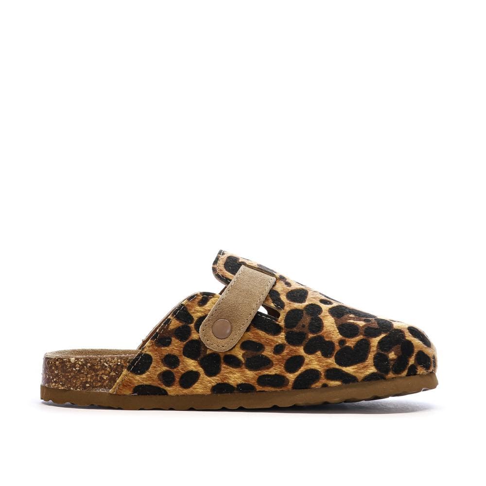 Sabots Noir/Camel à Imprimés Femme Xti 142871 2