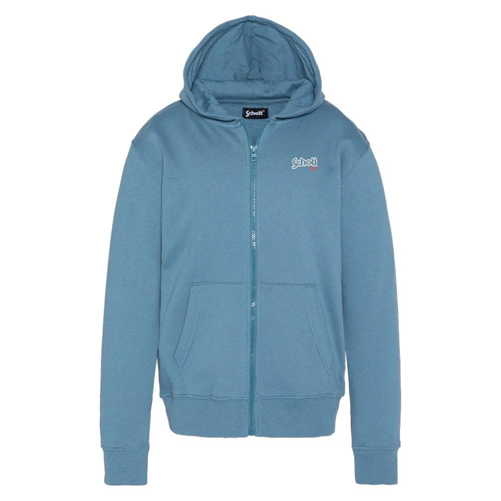 Sweat Zippé Bleu Garçon Schott Sam 1