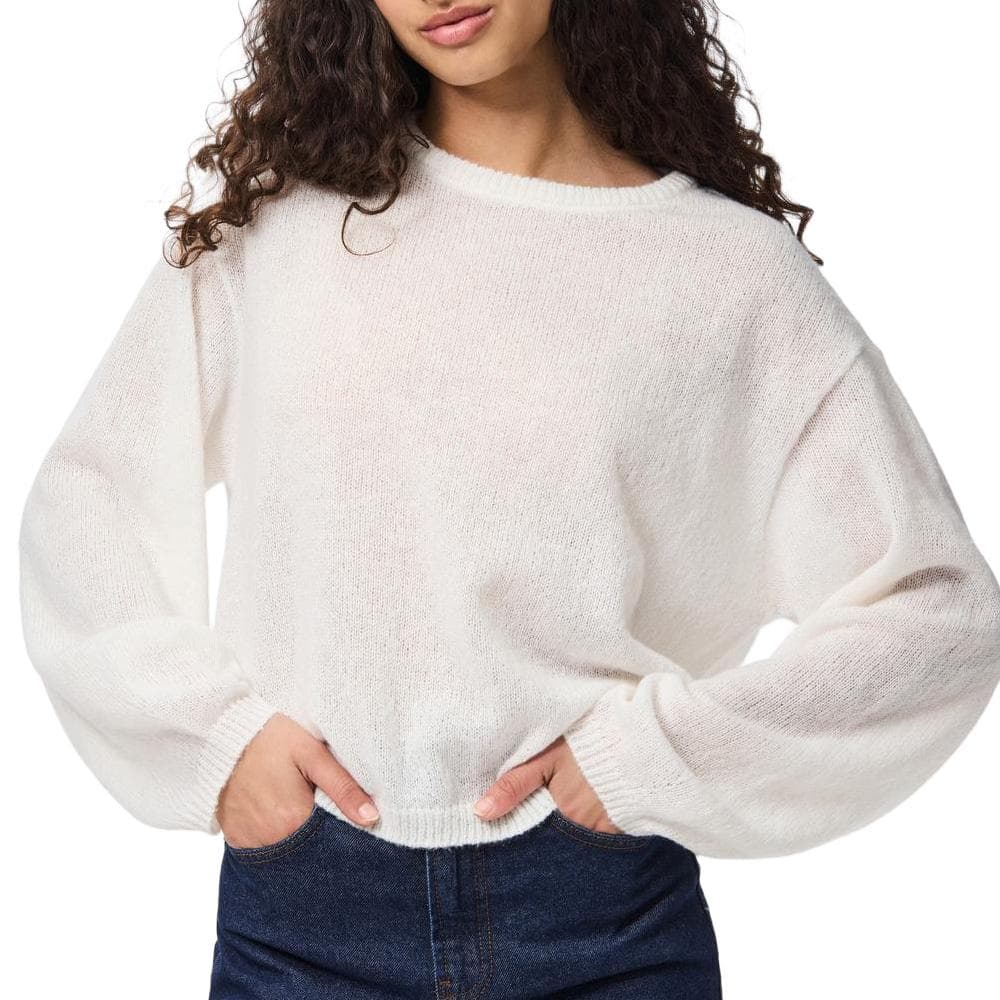 Pull Blanc Femme Pieces Pcida 1