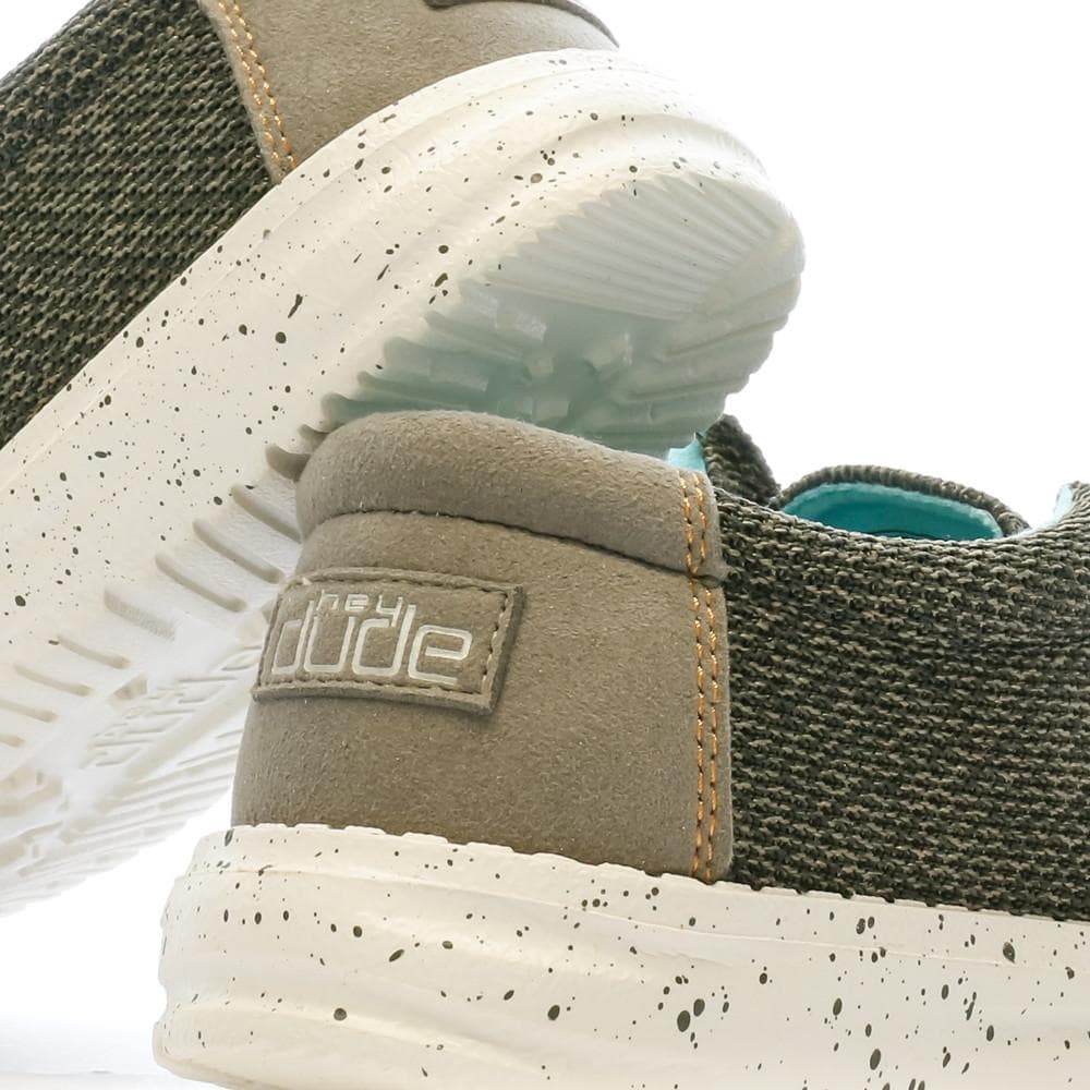 Chaussures Kaki Garçon Hey Dude Wally Youth 7