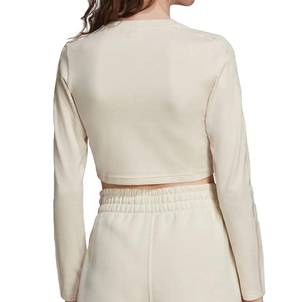 T-shirt manches longues Beige Femme Adidas Crop 2