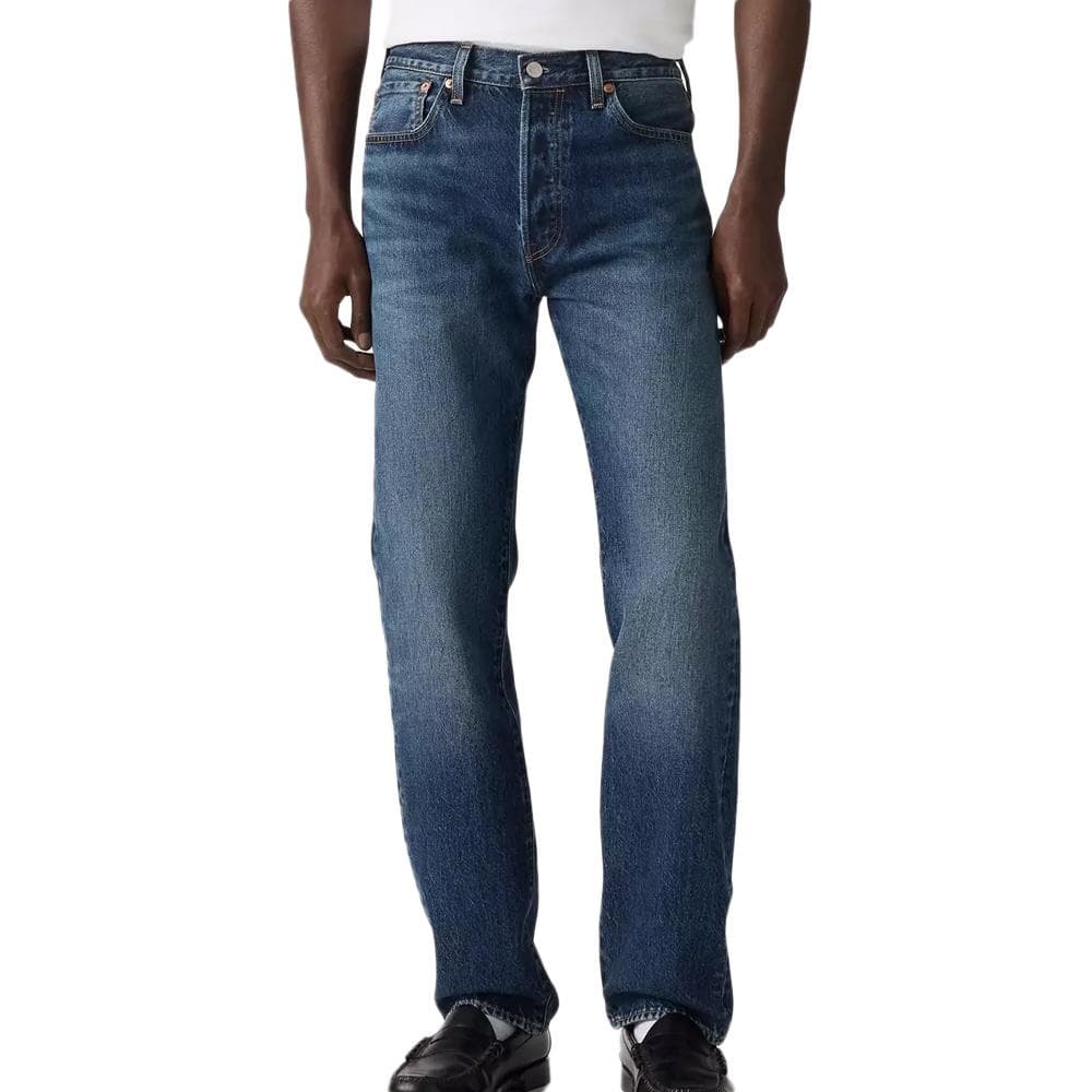 Jean Bleu Foncé Homme Levi's 501 Levis Original 1
