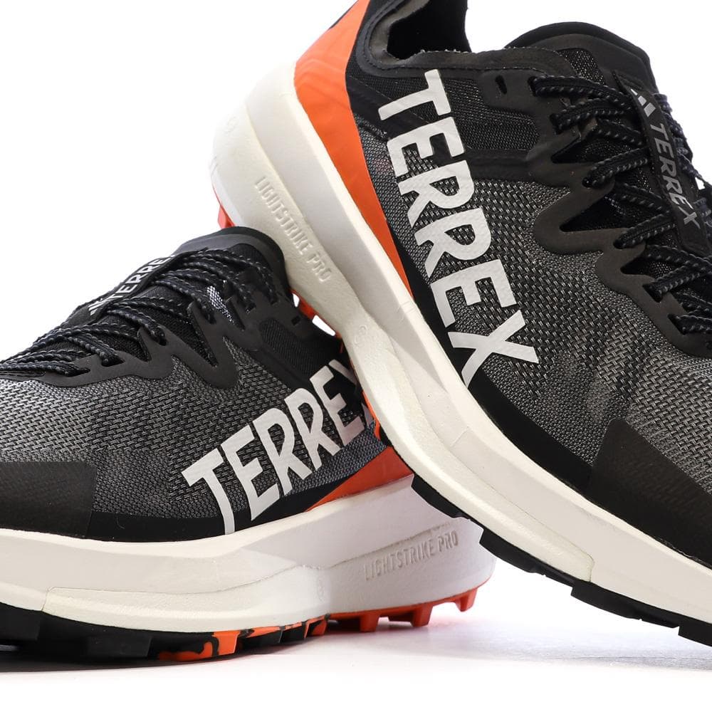 Chaussures de Trail Grises/Oranges Homme Adidas Agravic 7