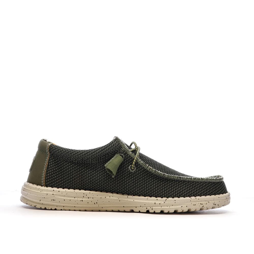 Chaussures Kaki Homme Hey Dude Wally Sox Pine 2