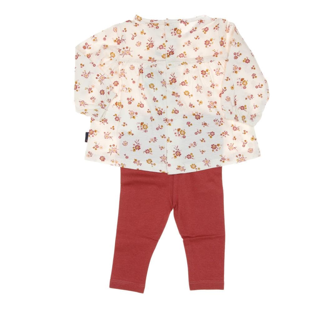 Ensemble Rose/Ecru Bébé Fille EOM Efomug 2