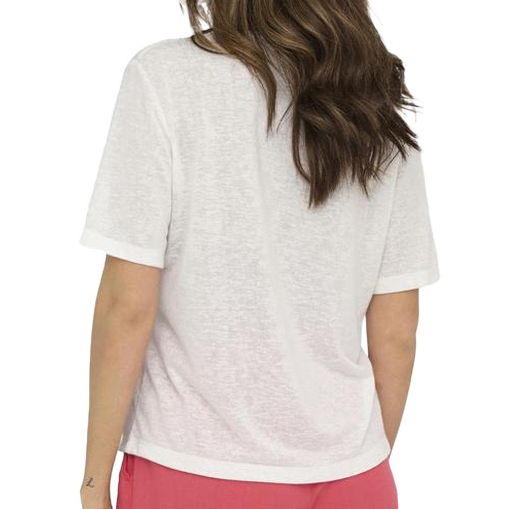 T-Shirt Blanc Femme JDY Camille Glitter 2