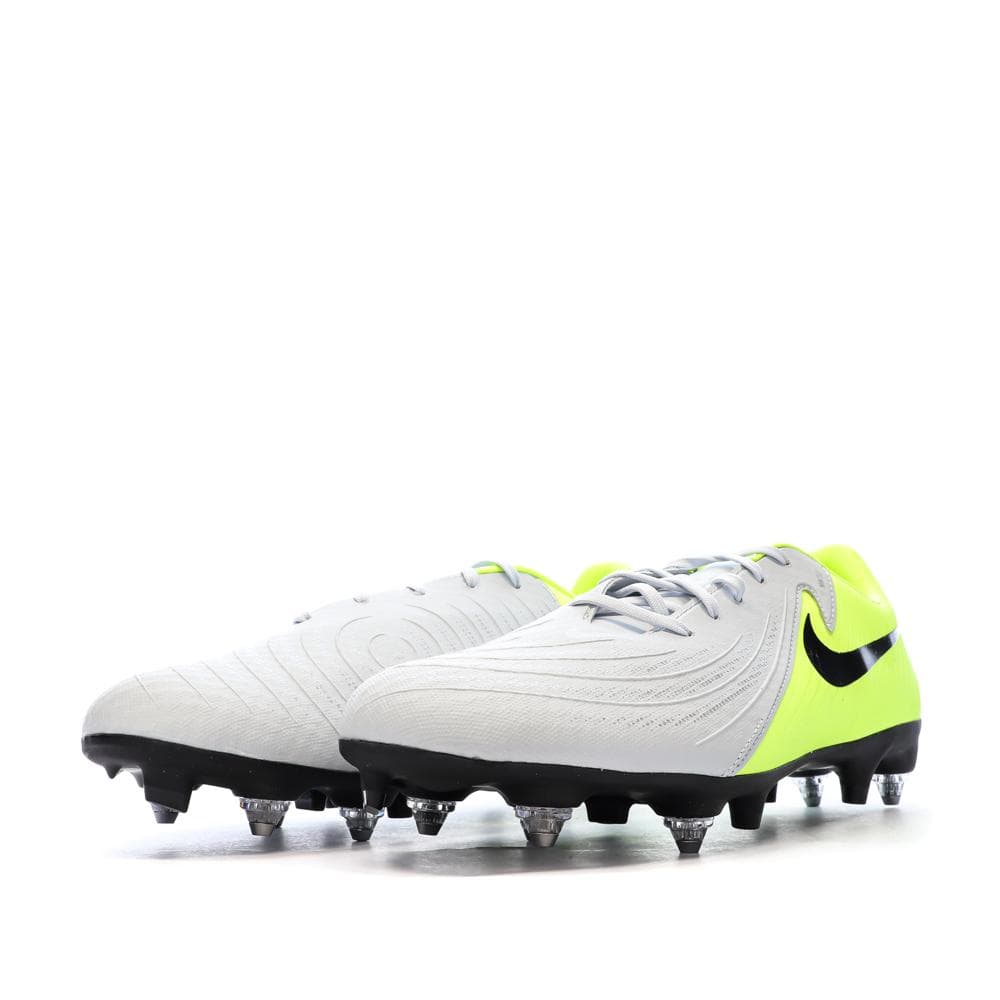 Chaussures de Foot Gris/Jaune Homme Nike Phantom Gx II Acad SG-PRO AC 6