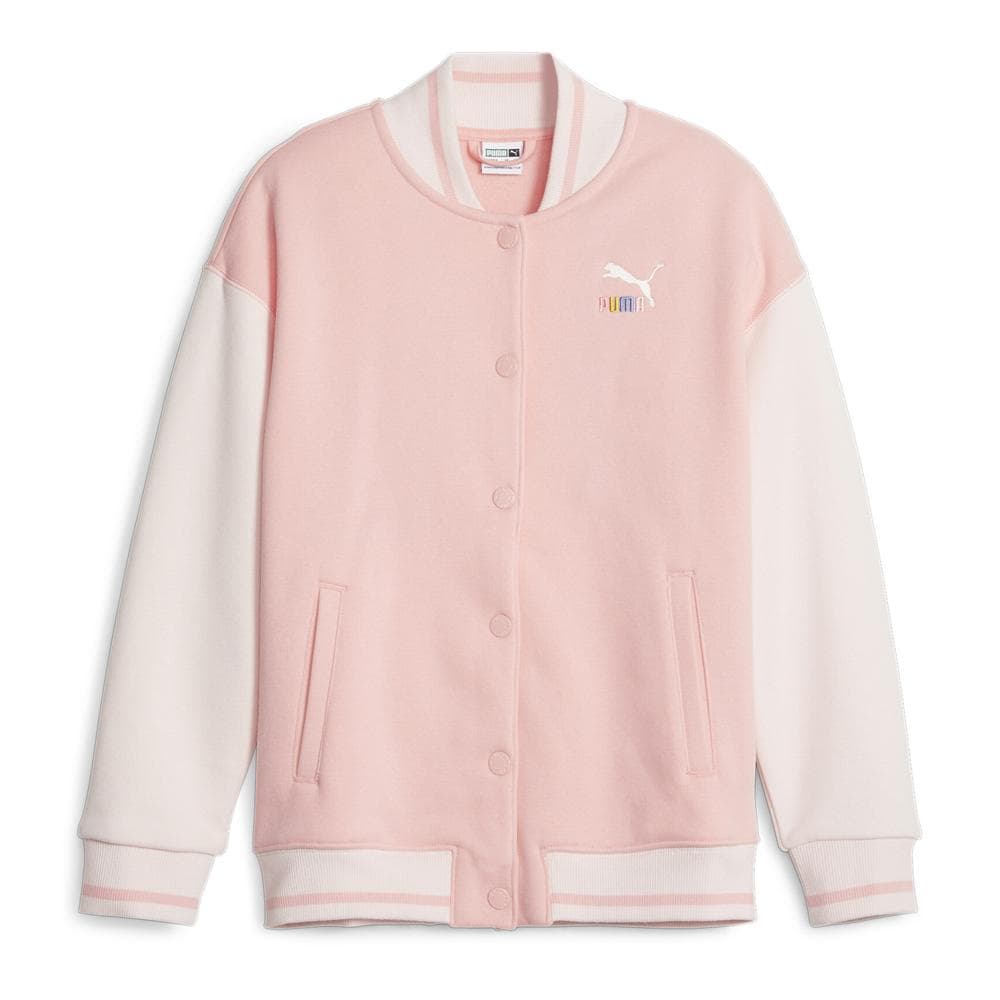 Veste Rose Fille Puma Sweater 1