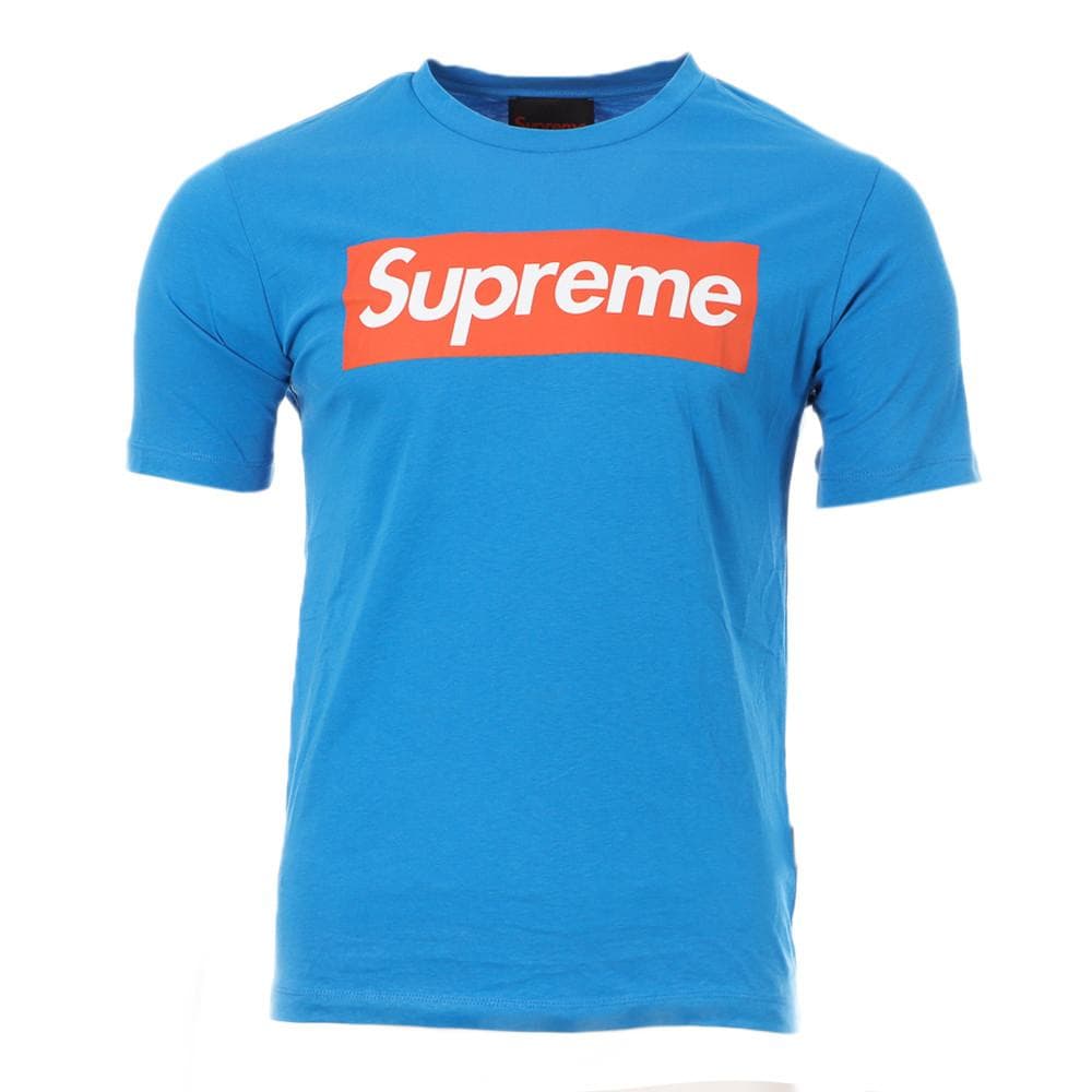T-shirt Bleu Homme Supreme Grip Italfigo 1