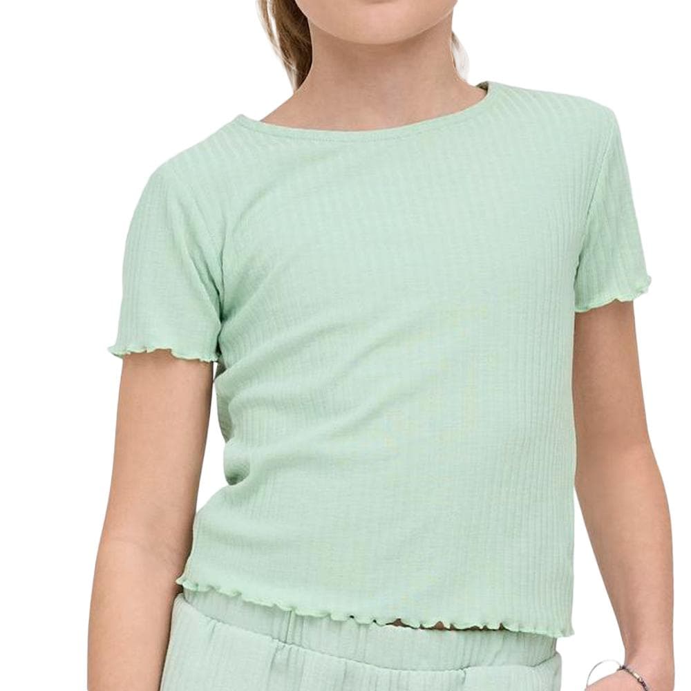 T-shirt Vert Clair Fille Only Nella 1
