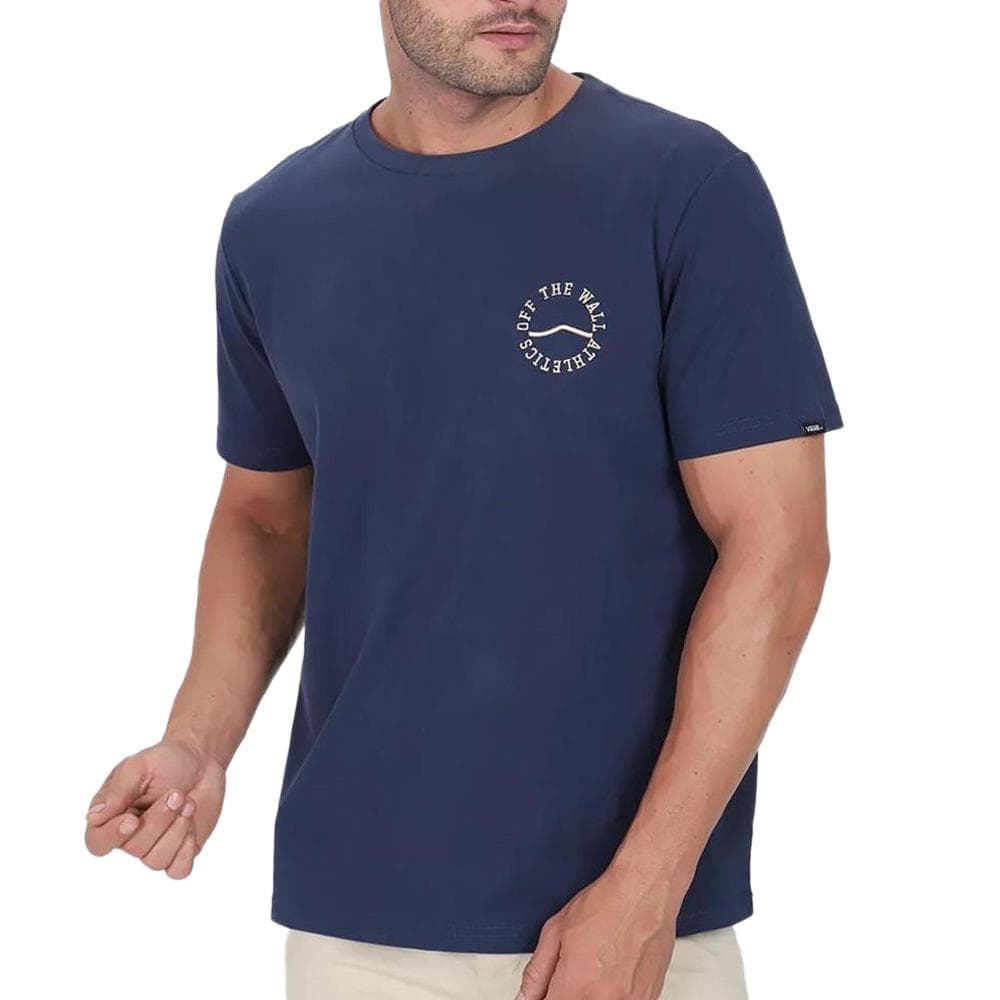 T-Shirt Marine Homme Vans Relaxed 1